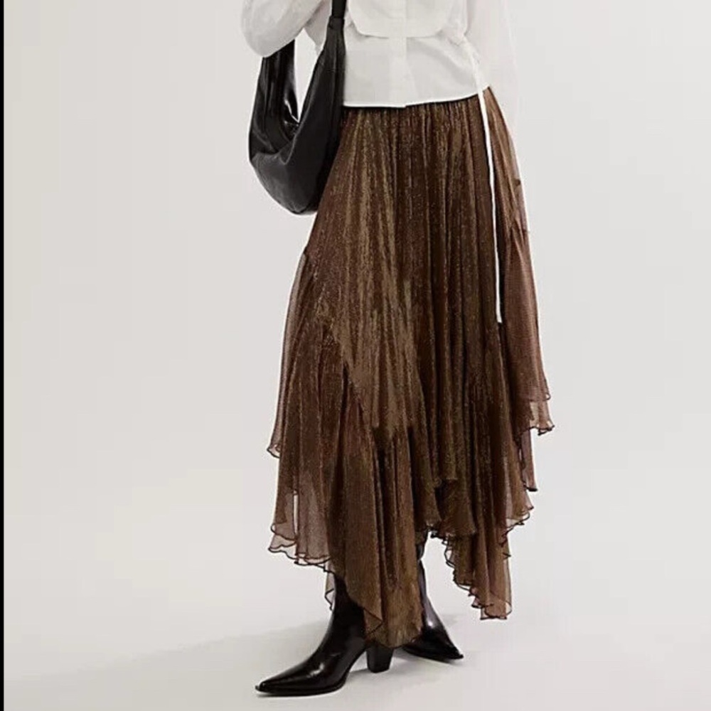 Free People Asymmetric Max Skirt